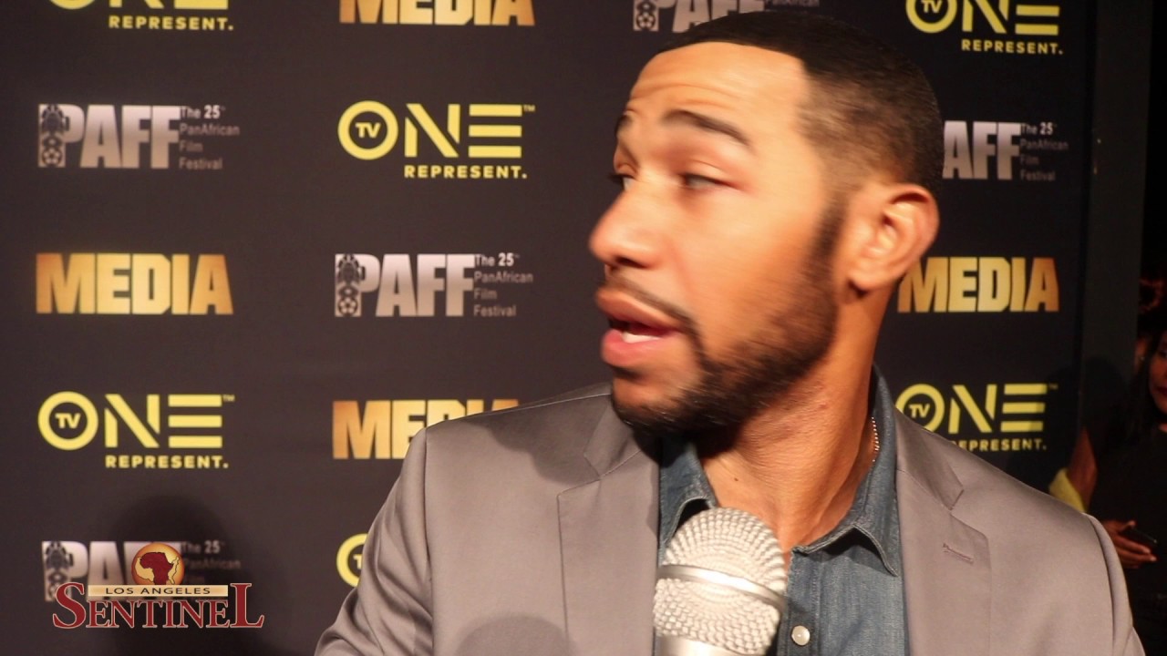 Actor Blue Kimble At TV One Premiere Of “Media”