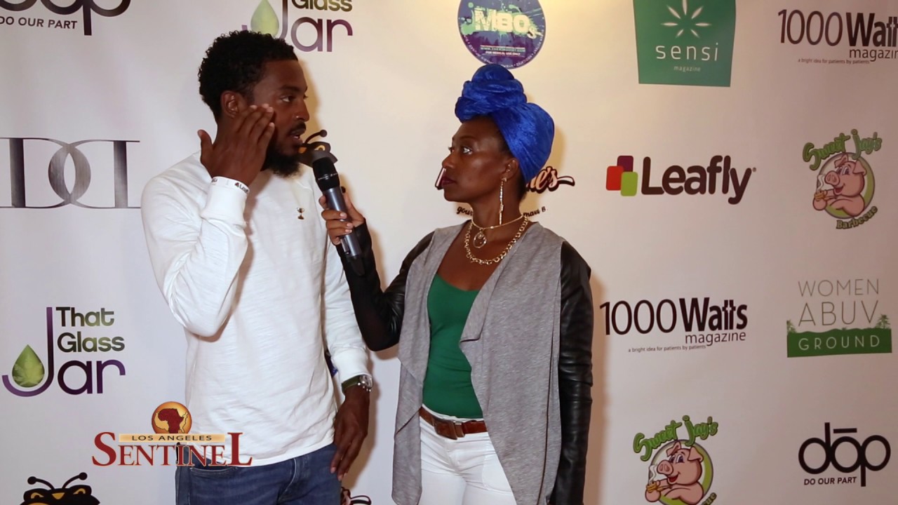 Rapper Chill Moody at the Canna Cool Lounge Red Carpet