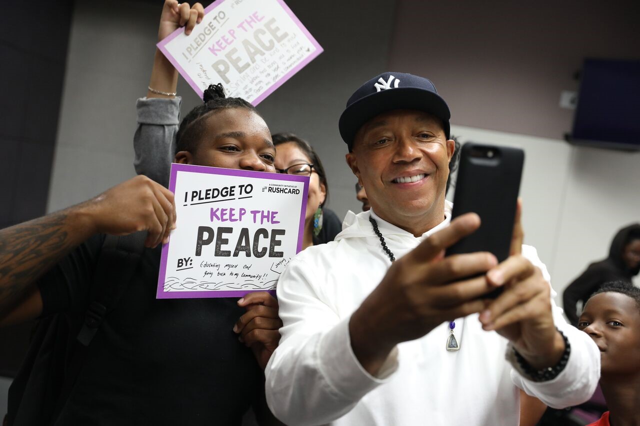 Russell Simmons Inspires L.A. Youth 