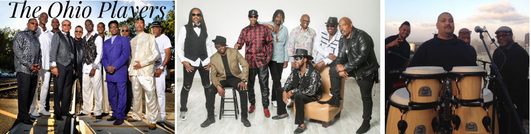 94.7 The Wave music stage features Ohio Players, The Gap Experience, On Tour, Chosen Recovery and Connect Band.