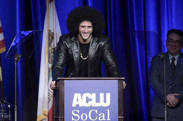    The ACLU of Southern California Recognizes Kaepernick 