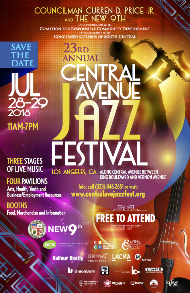 23rd Annual Central Avenue Jazz Festival Los Angeles Sentinel