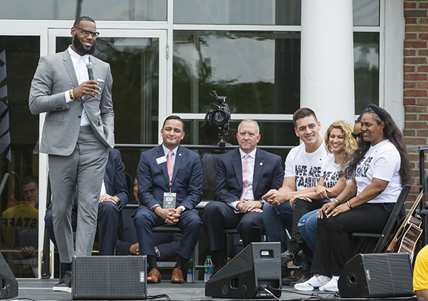 LA-bound LeBron leaves lasting gift, Akron ‘always home’