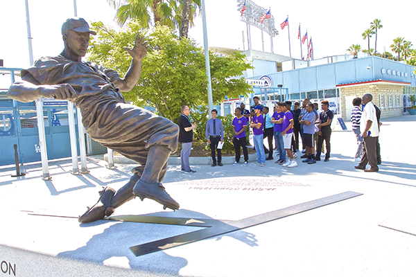 Dodgers Coaching Staff Mentor Young Black Men at the 42 Fellowship