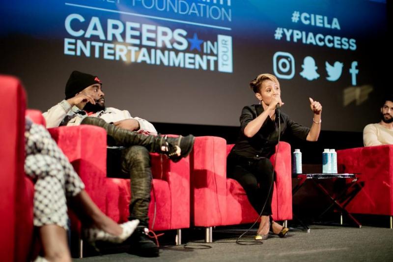 Jada Pinkett Smith, Wale, Jay Ellis and Justin Baldoni Discuss Careers in Entertainment with LA High School and College Students