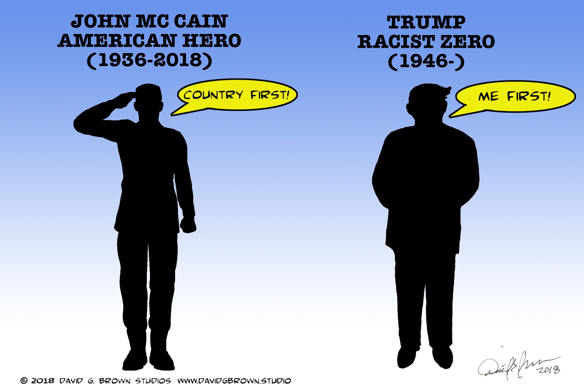 American Hero vs Racist Zero