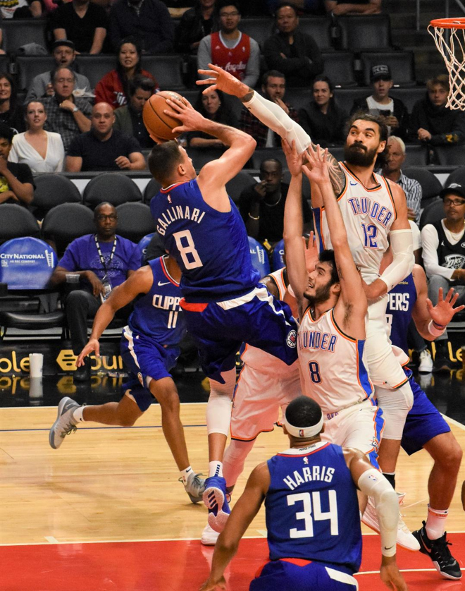 Clippers dominate fourth quarter, beating Thunder 108-92, for first win of the season