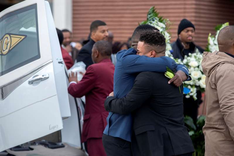 Mourners Attend Funeral for Security Guard Shot By Officer