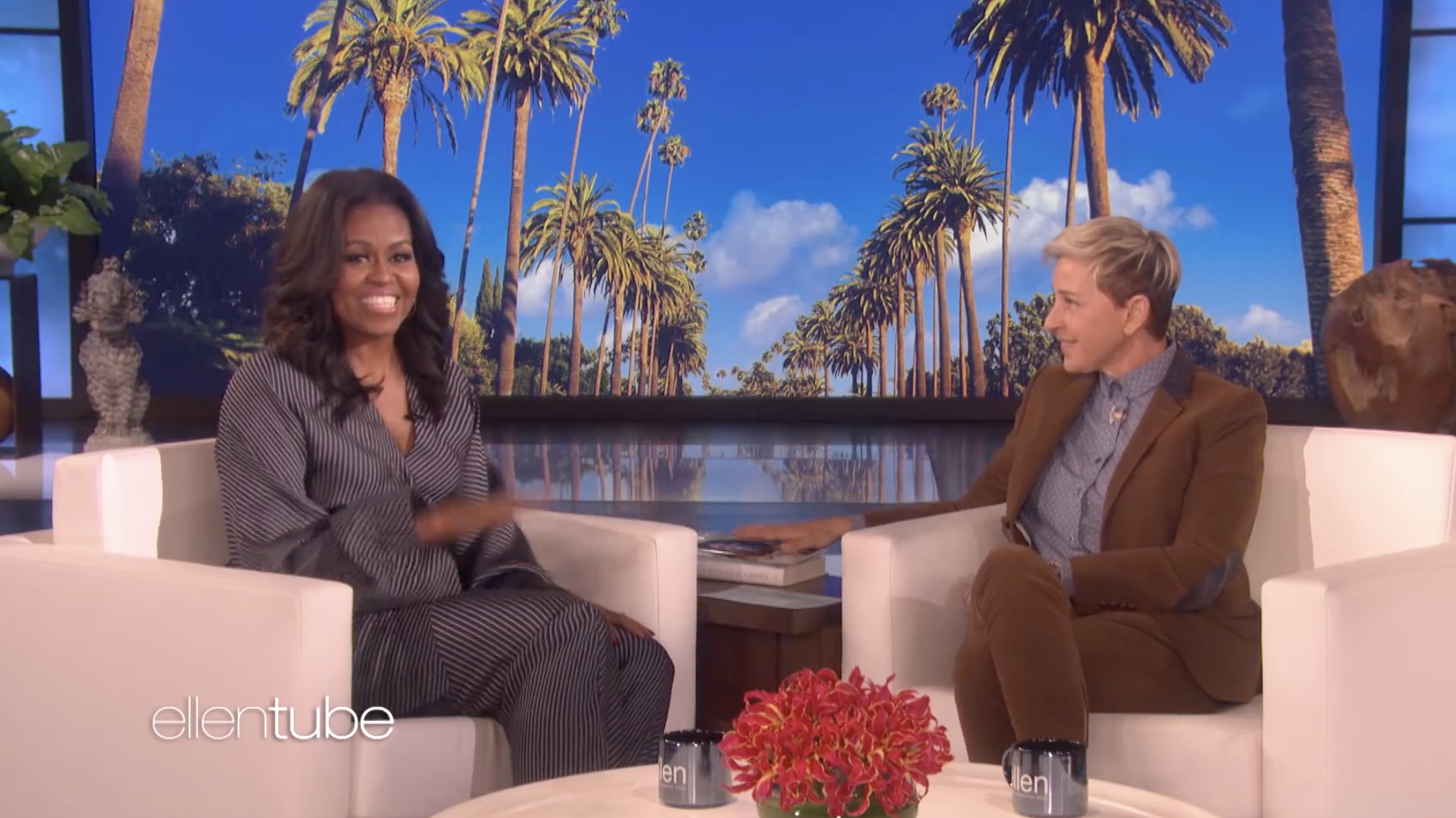 WATCH: Michelle Obama Talks to Ellen about Kissing and Malia Going to Prom at Whitehouse