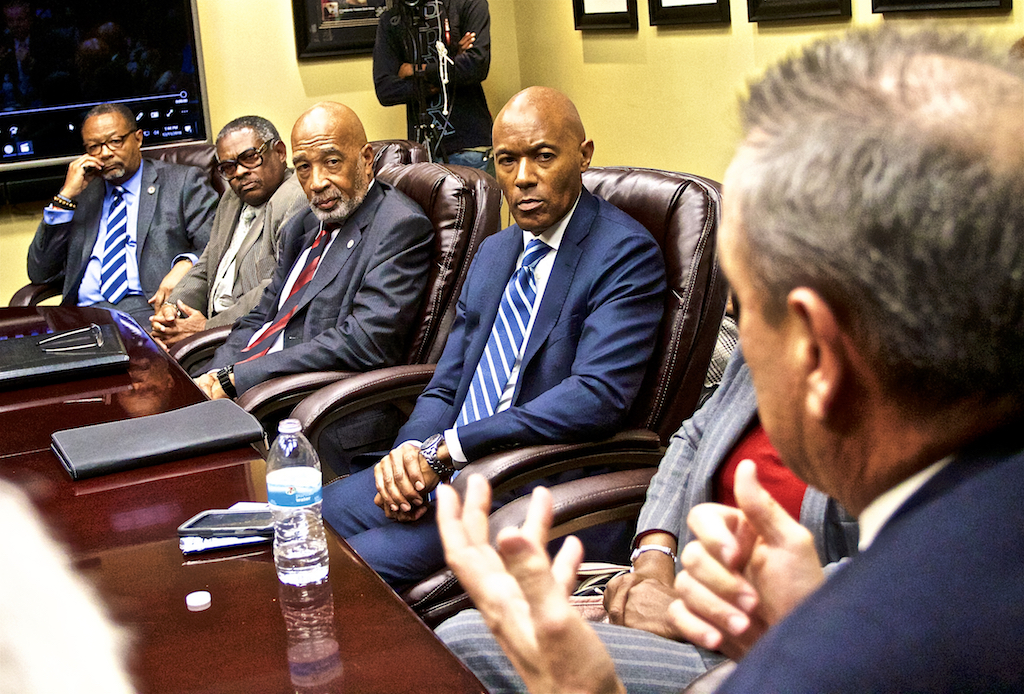 Sentinel Exclusive: LAPD Chief Meets With Prominent Black Leaders After an Officer Involved Killing