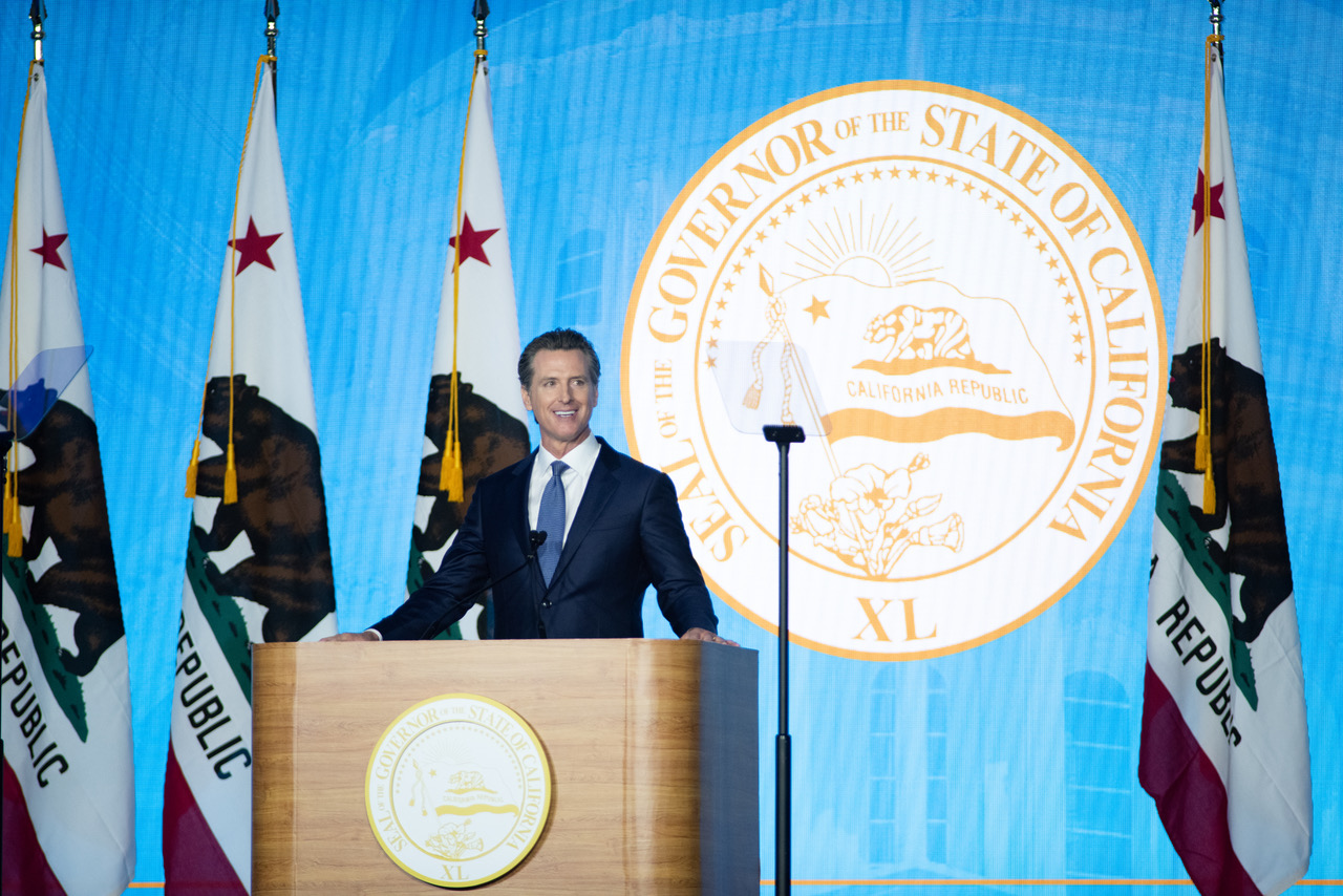 Newsom Shares Vision for California in Inauguration Speech 