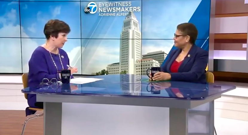 WATCH: Rep. Bass Talks Congressional Black Caucus, Family Separation, Criminal Justice Reform and Impeachment Possibilites with ABC7’s Adrienne Alpert