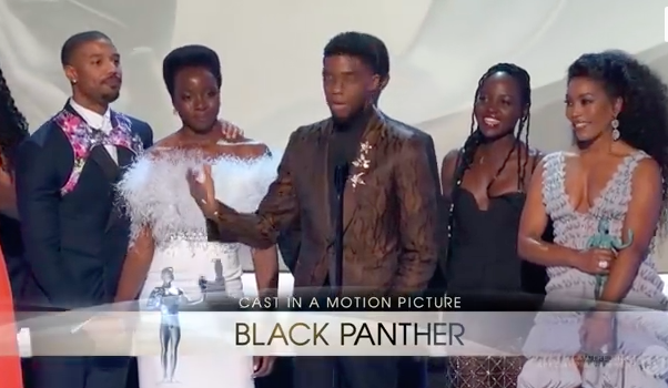 WATCH: Black Panther: Award Acceptance Speech for Best Cast in a Motion Picture at 25th Annual SAG Awards