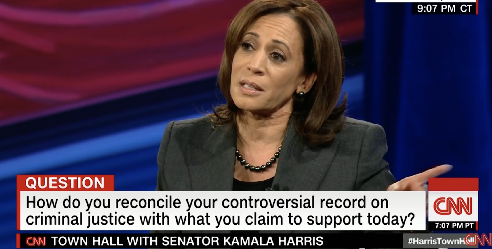 WATCH: Kamala Harris Defends her Record on Criminal Justice