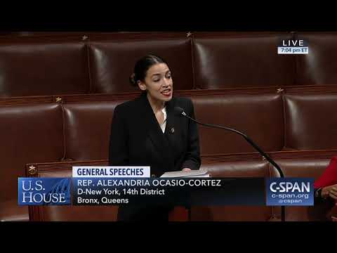 WATCH: Rep. Alexandria Ocasio-Cortez First Floor Speech, She Tackles Trump and the Government Shutdown