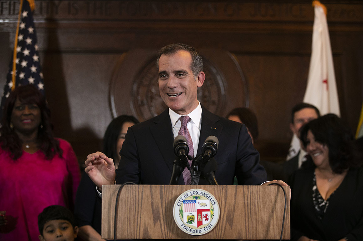 Garcetti Opts Against Presidential Run 