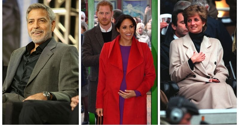 George Clooney Compares Meghan Markle Coverage to Princess Di