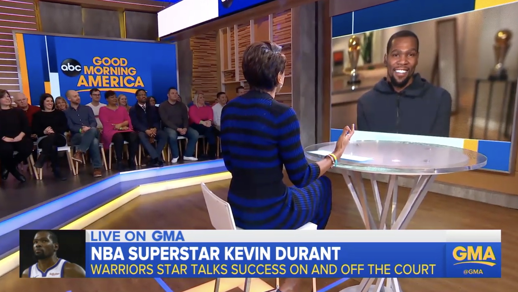 WATCH: Kevin Durant Opens Up About his New ESPN Series, College Program and Championships