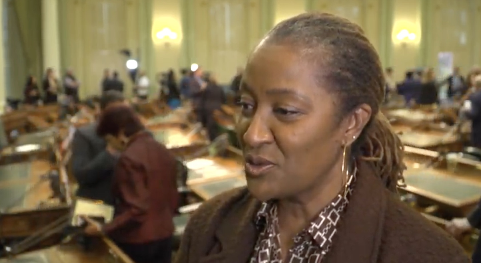 WATCH: Sen. Holly J. Mitchell Reacts to Gov. Newsom’s First State-of-the-State Address