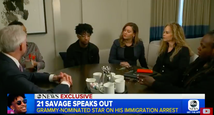 WATCH: Rapper 21 Savage Fears Deportation after ICE Arrest