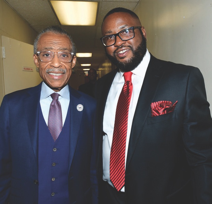 Sharpton Attends Tulloss Installation