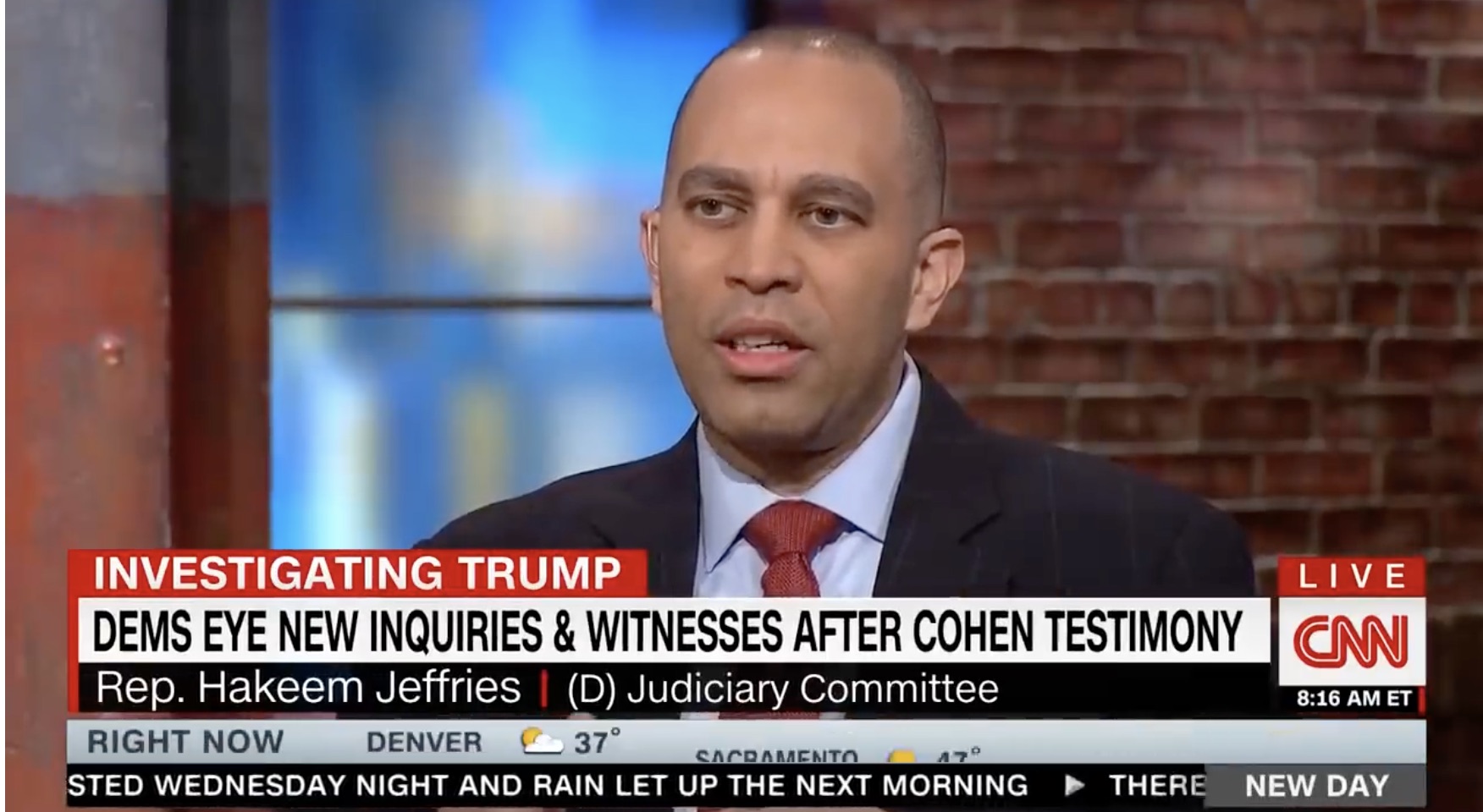 WATCH: Congressmember Hakeem Jeffries Discusses Cohen Testimony & Mueller Investigation