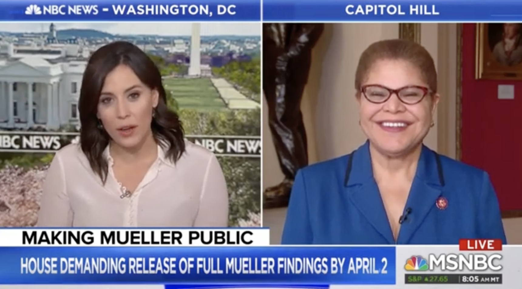 WATCH: Rep. Bass Calls For Transparency With Mueller Report, Slams Attacks On Affordable Care Act