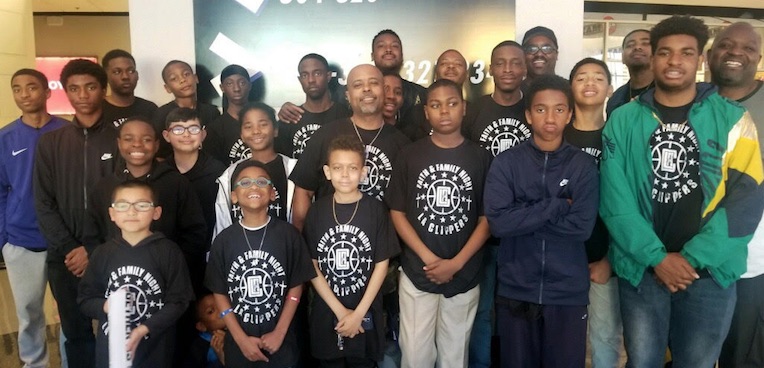 88th St. Temple COGIC attend L.A. Clippers ‘Faith and Family Night’