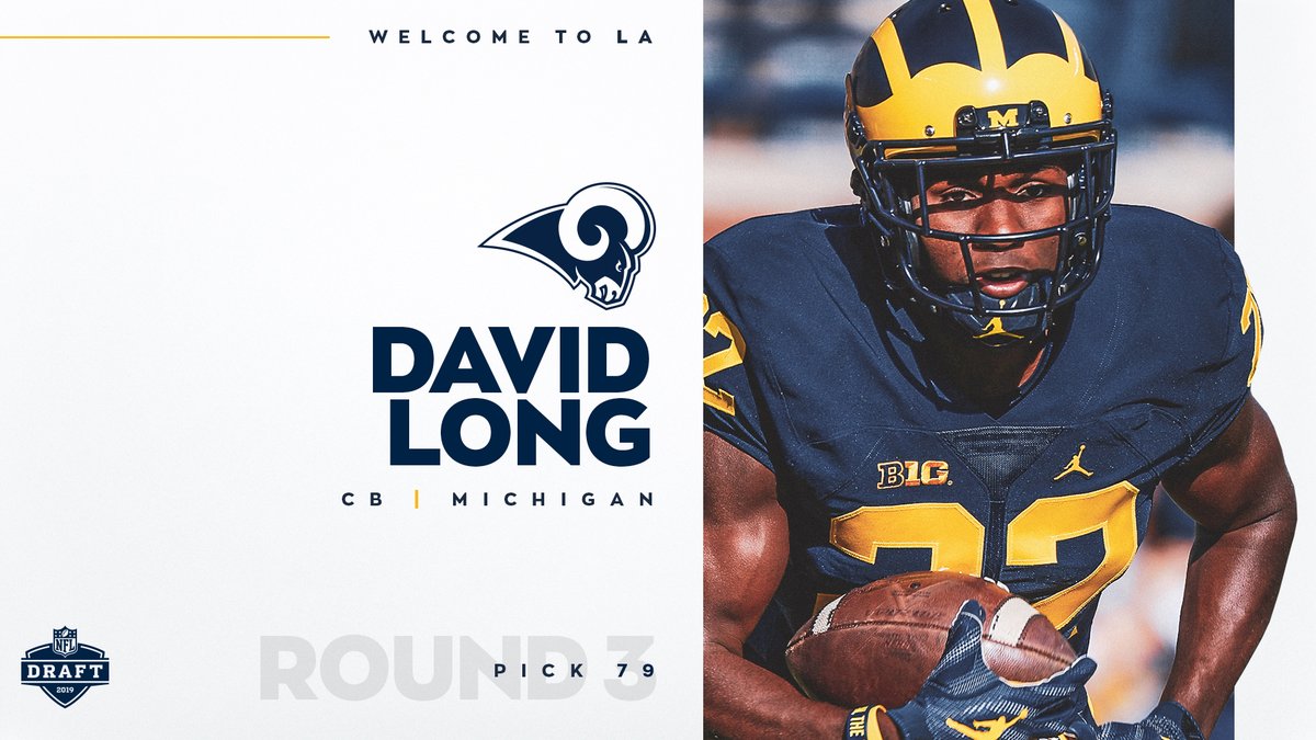 RAMS Select Home Grown David Long in 3rd Round