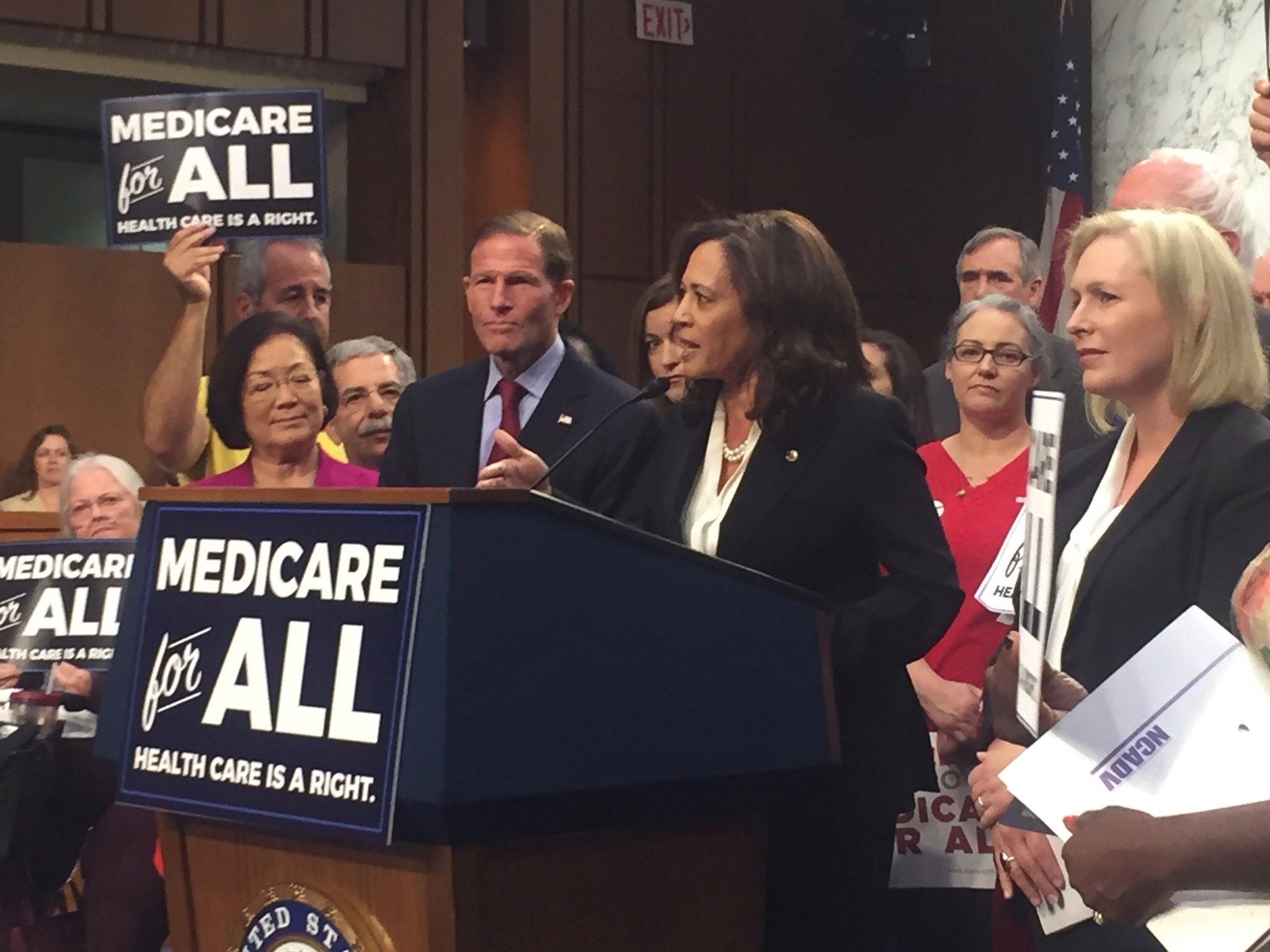 Harris, Colleagues Introduce Medicare for All