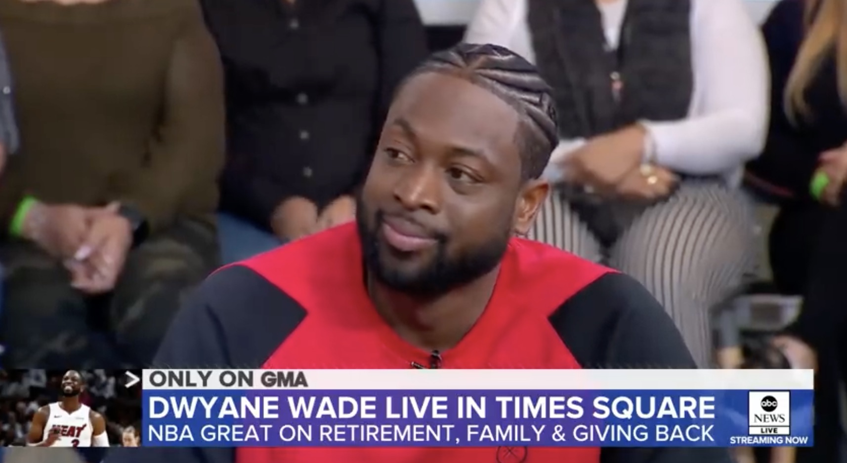 WATCH: Dwayne Wade Opens Up in 1st Interview Since Retirement