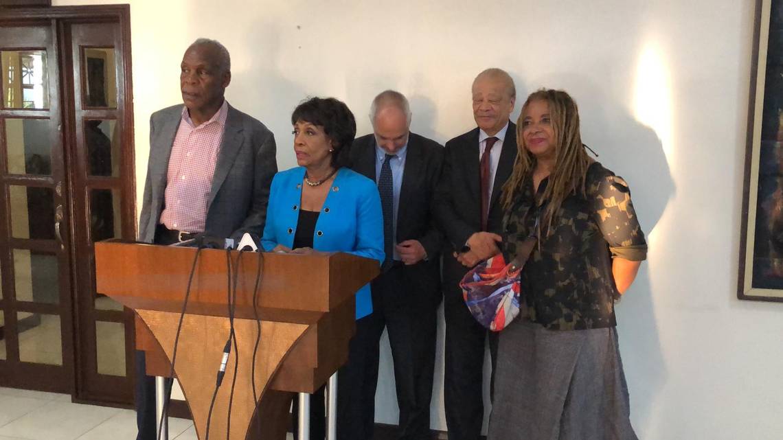 Congresswoman Waters Leads Delegation to Haiti; Finds Both Inspiration and Evidence of Violence