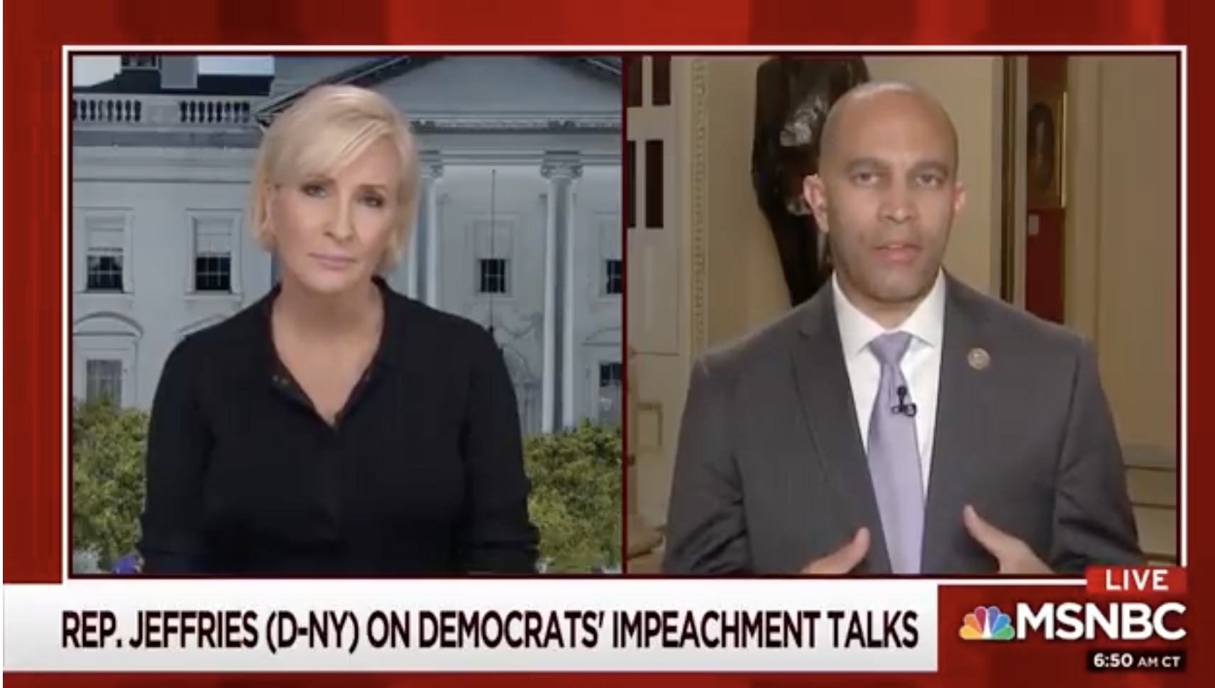 WATCH: Rep. Jeffries: The House Doesn’t Work for Donald Trump, It Works for the American People and Talks Impeachment