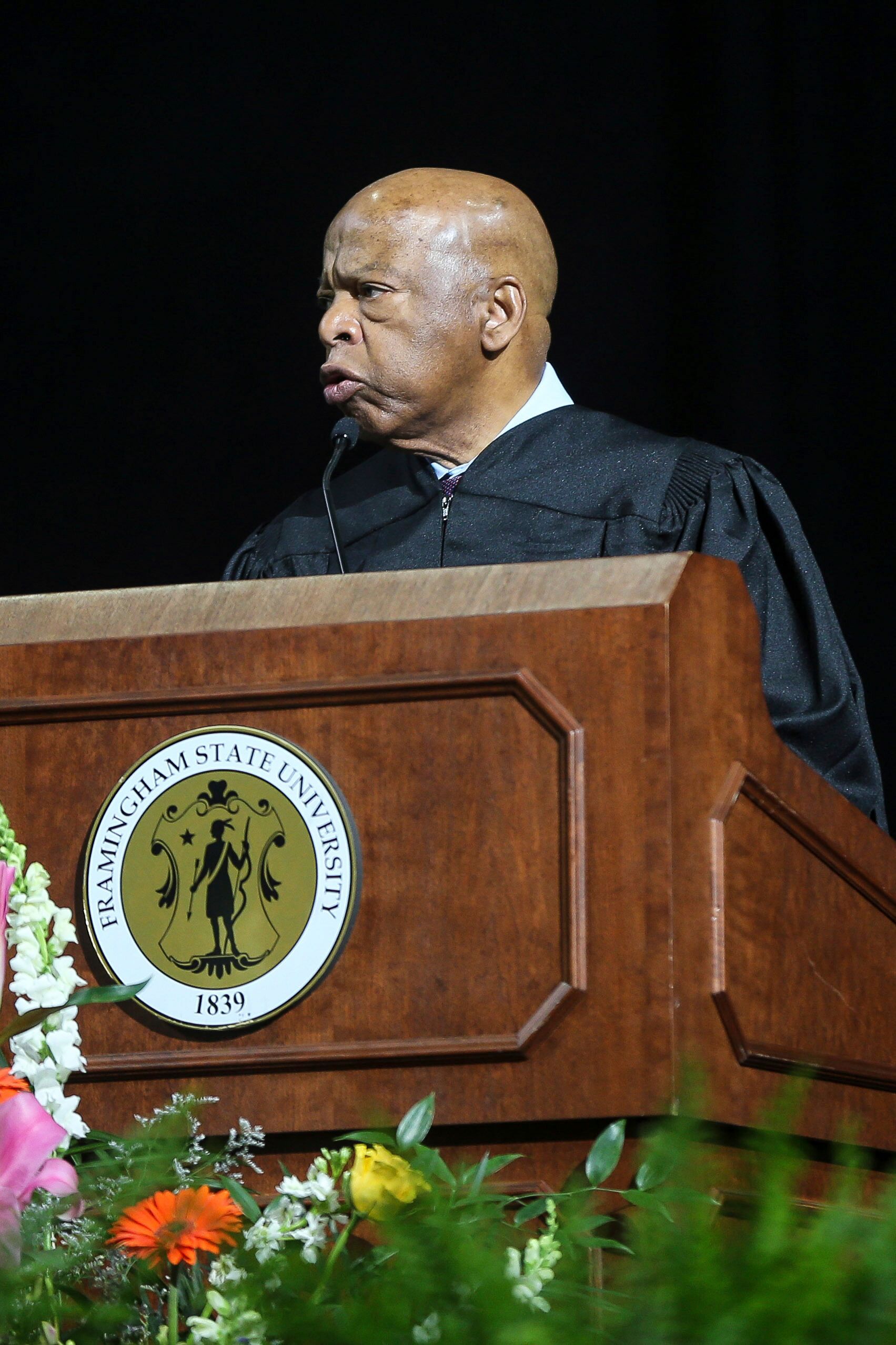 Rep. John Lewis Tells Graduates to ‘Get in Trouble’