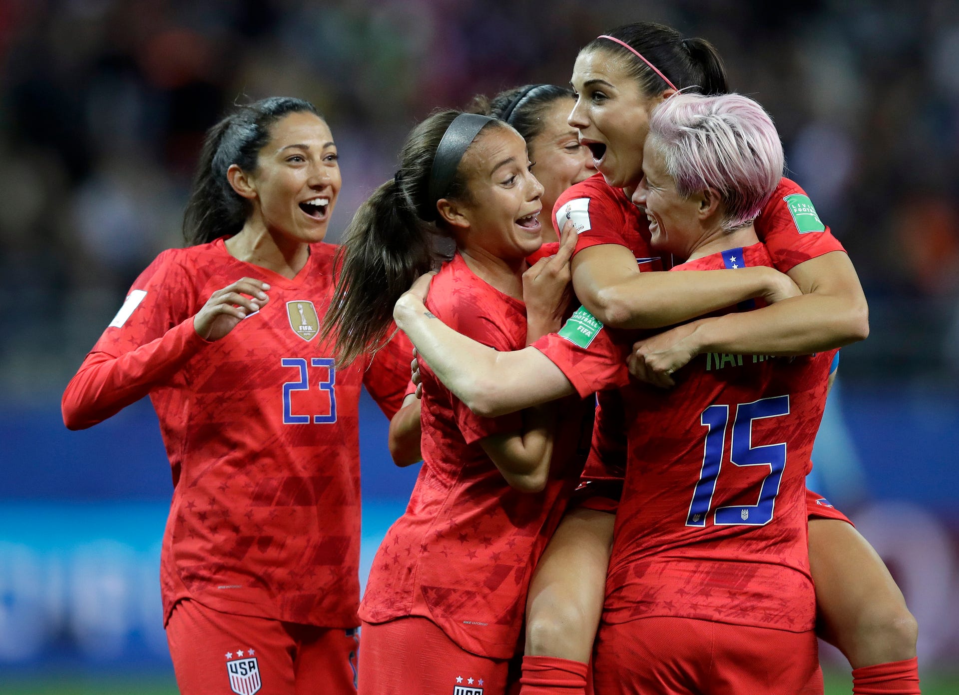 USWNT Routs Thailand 13-0 in World Cup Start