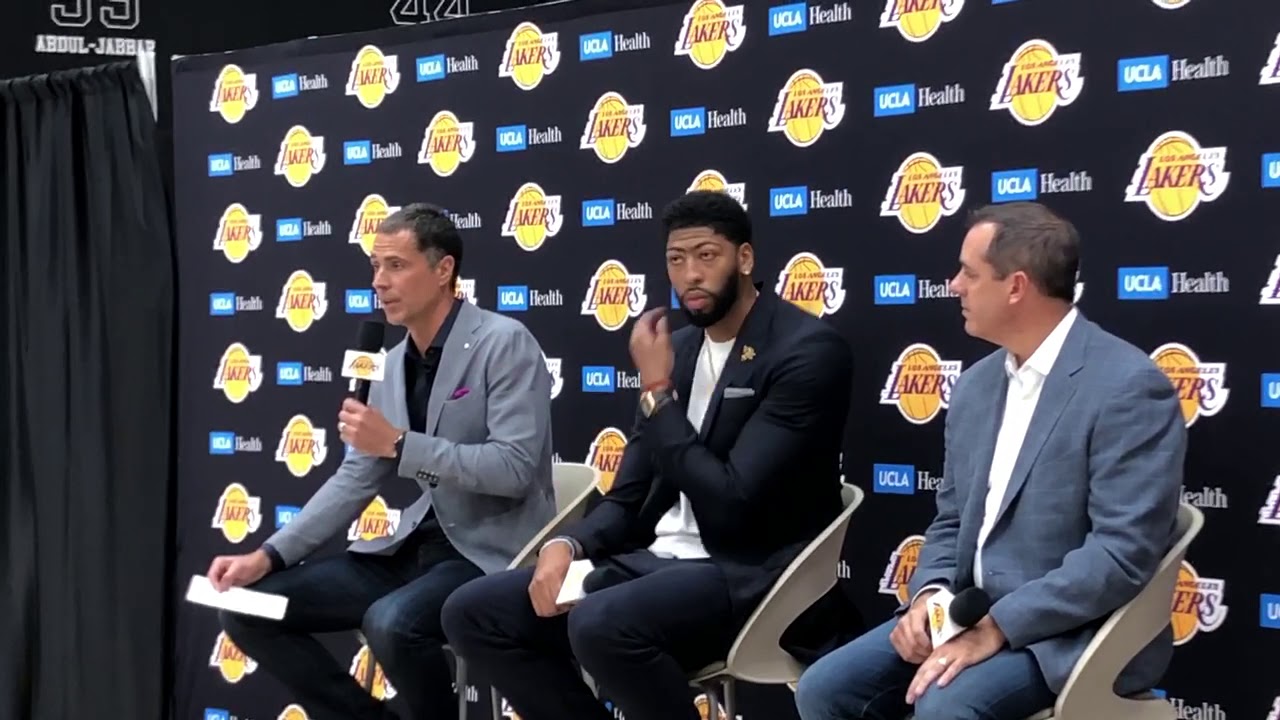 WATCH: Los Angeles Lakers Introduce Anthony Davis