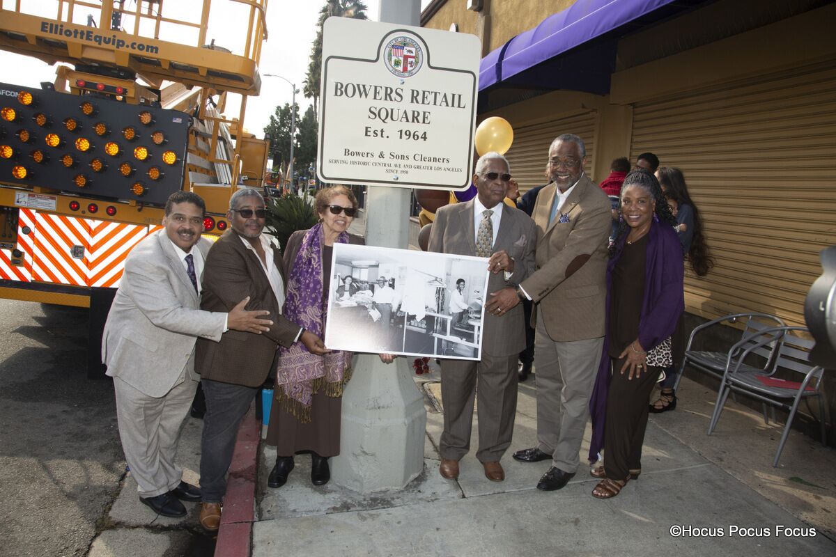 Bowers Saluted as Central Ave. Business Icon