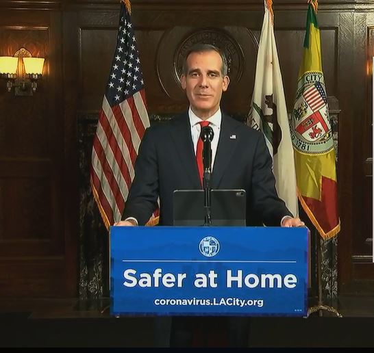 Los Angeles City Mayor Eric Garcetti Announces LA Represents:  Pro Bono Legal Services Available to all Angelenos affected by COVID-19 Pandemic