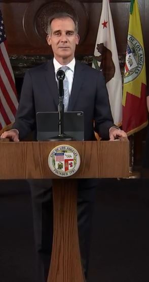 Mayor Eric Garcetti Looks to Find 250-Million Dollars of Cuts in the City Budget, for Police Reform and New Opportunities in Underserved Communities.