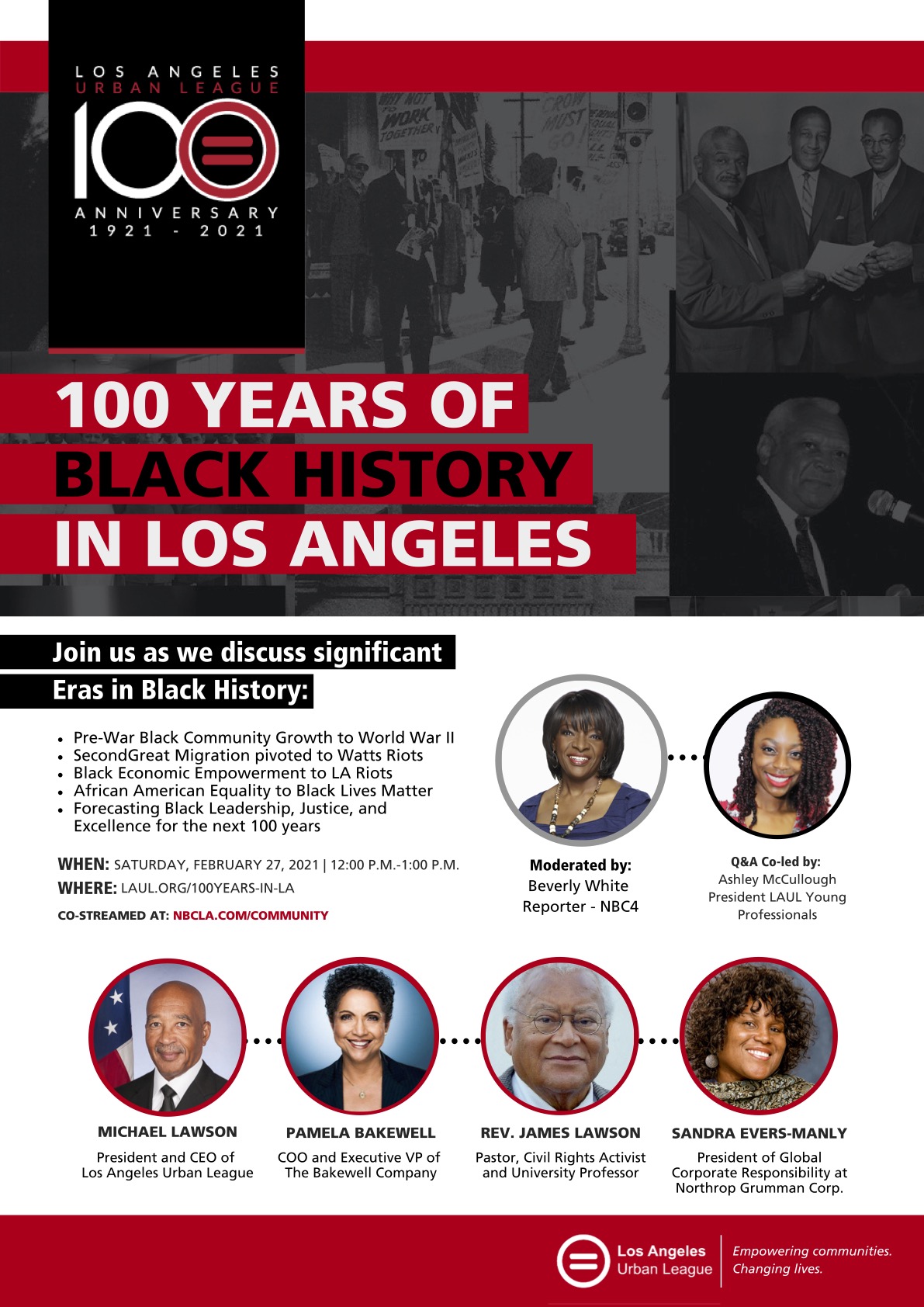 100 Years of Black History in Los Angeles: February 27, 2021 (12p-1p)