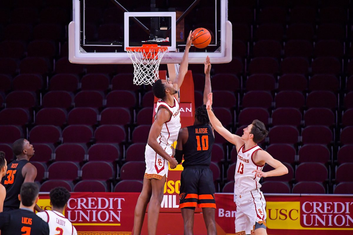 USC Cruises Past Oregon State in 75-62 Victory