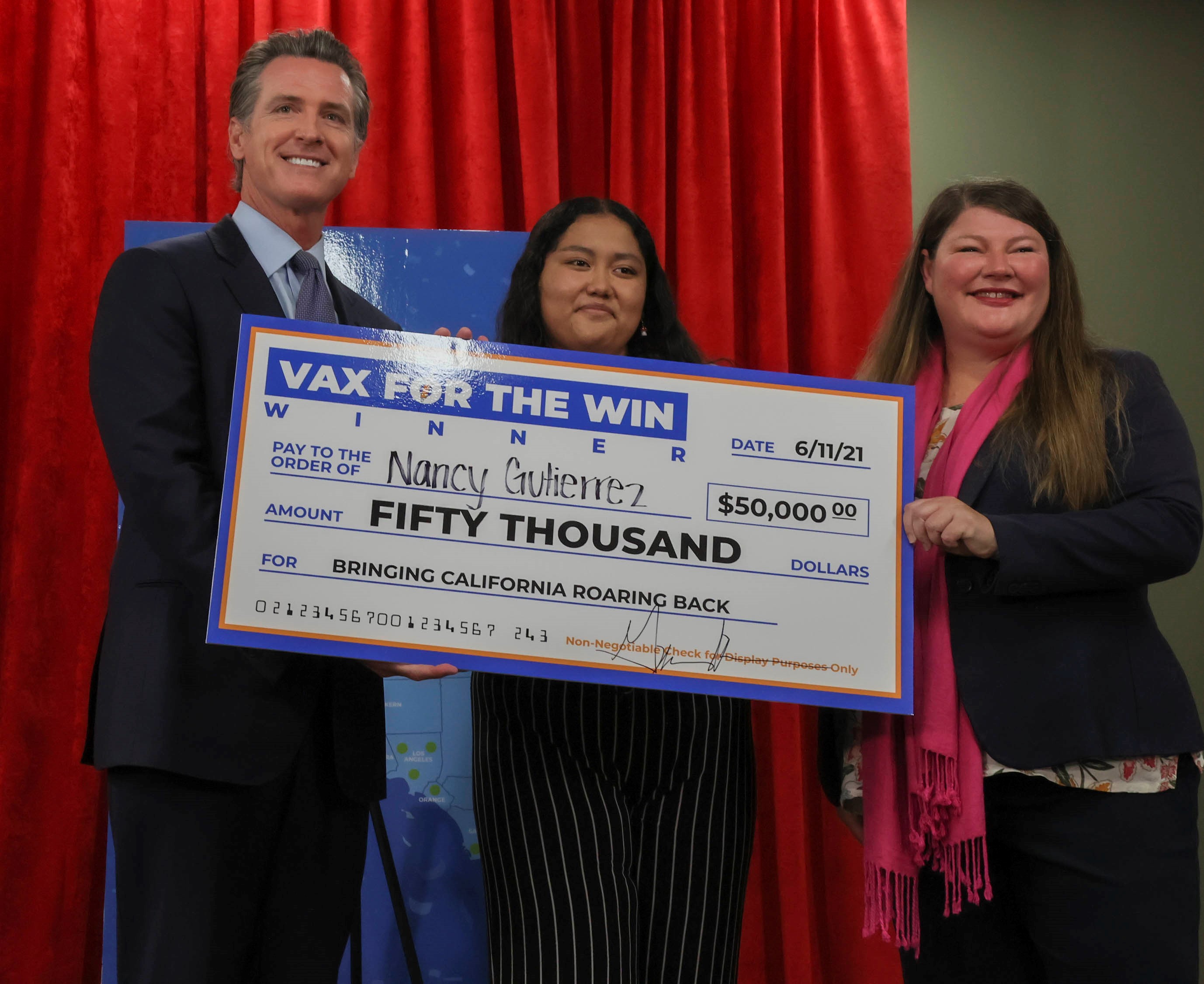 Governor Newsom Announces New Rewards for Vaccinated Californians as Second Round of Vax for the Win $50K Winners is Drawn