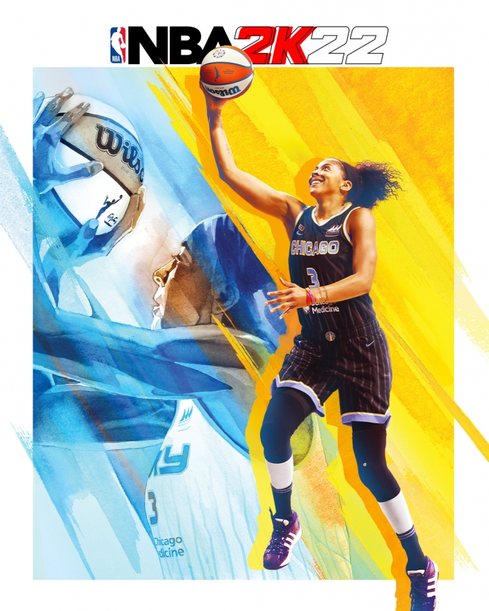 Candace Parker on NBA2K22 Cover