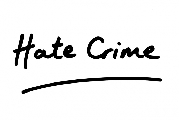 Hate Crime stock photo