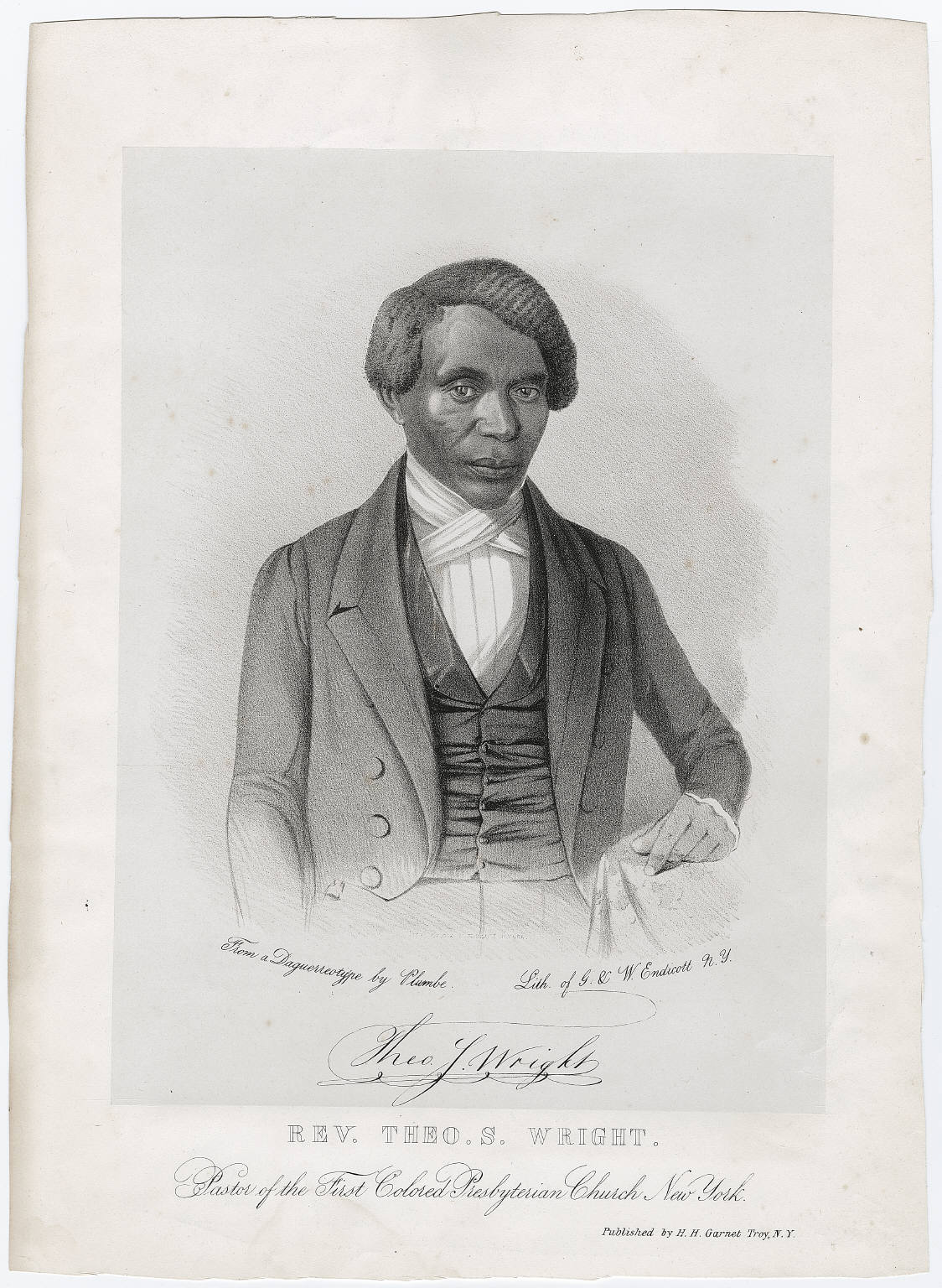 November 4: Theo Wright becomes the first Black person to earn Theology Degree, 1836