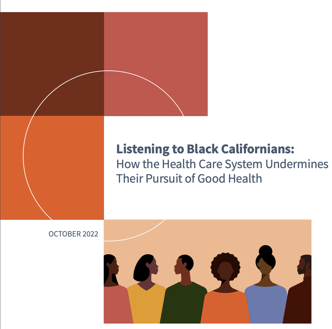 Research Finds Black Californians Prioritize Health, While System Fails to Prioritize Black Californians