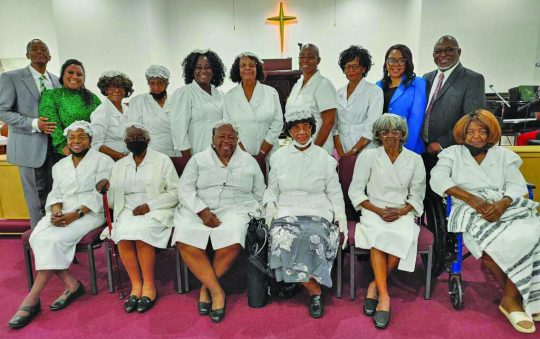 Curry Temple CME Honors Stewardesses Ministry and its 102-year-old President