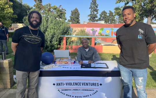 Anti-Violence Ventures brings men off all ages together for an evening of healing and abundance