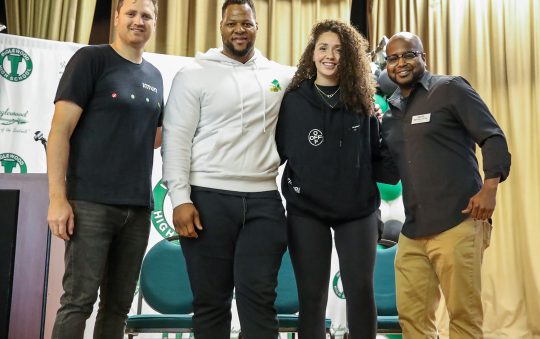 NFL Star, Intuit, Teaches Inglewood High Students About Money