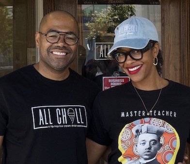 Genelle and Julian Petty Open All Chill Hip Hop Ice Cream in Leimert Park